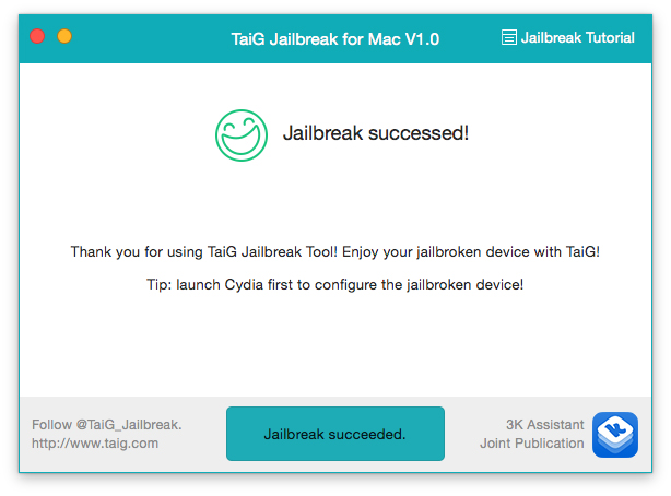 Taig jailbreak tool v1.1.0 for mac